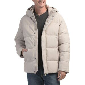 SAVE THE DUCK Beige Finnian Padded Hooded Jacket